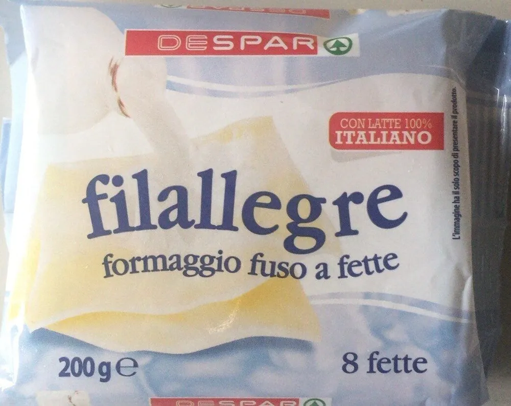 Filallegre formaggio fuso a fette