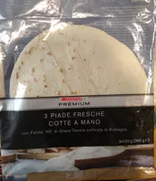 Piade fresche cotte a mano