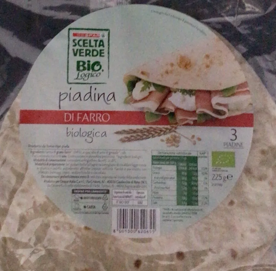 Piadina di farro biologica