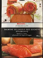 Salmone selvaggio Red Sockeye affumicato
