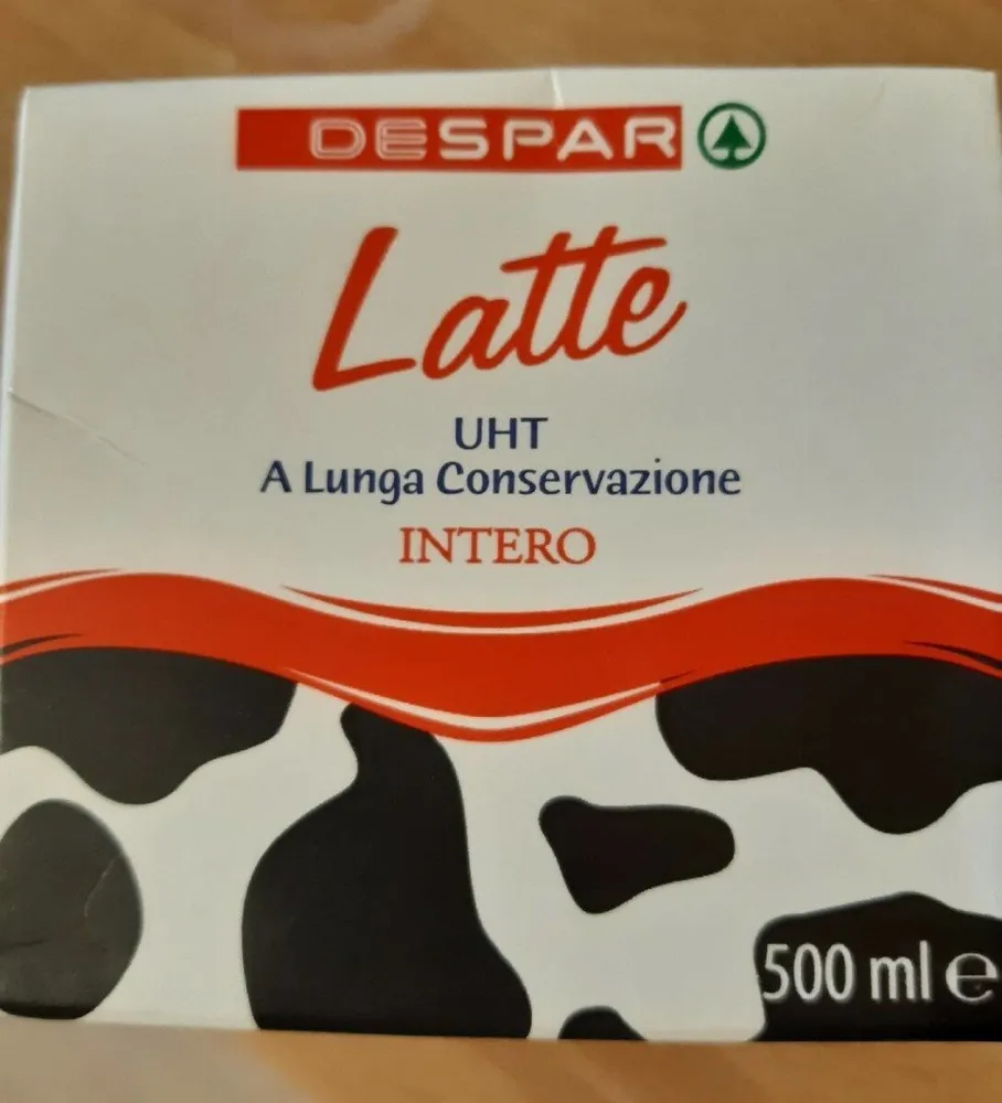 Latte UHT intero