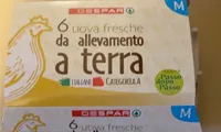 6 uova fresche da allevamento a terra
