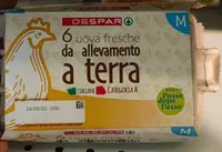 Uova fresche da allevamento a terra