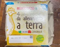 4 uova fresche da allevamneto a terra