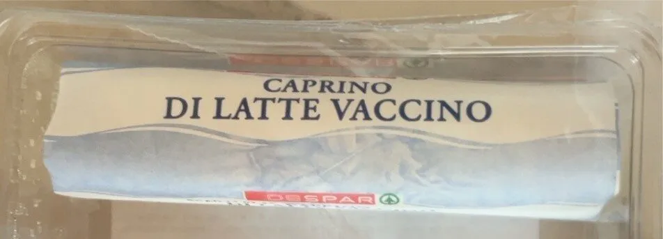 Caprino di latte vaccino
