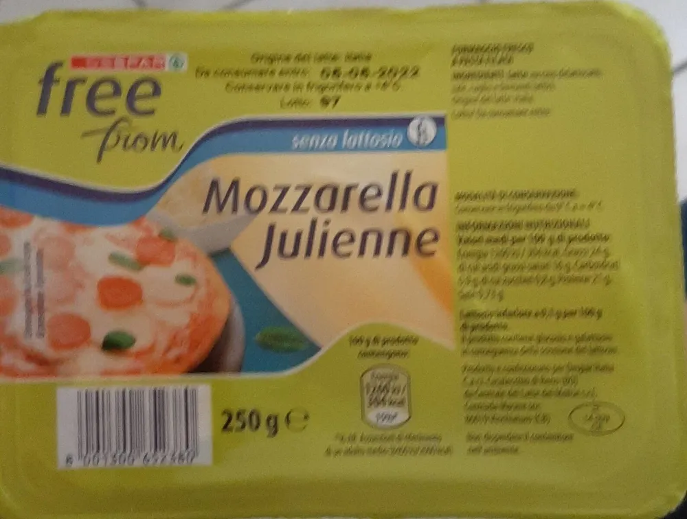 Mozzarella a julienne