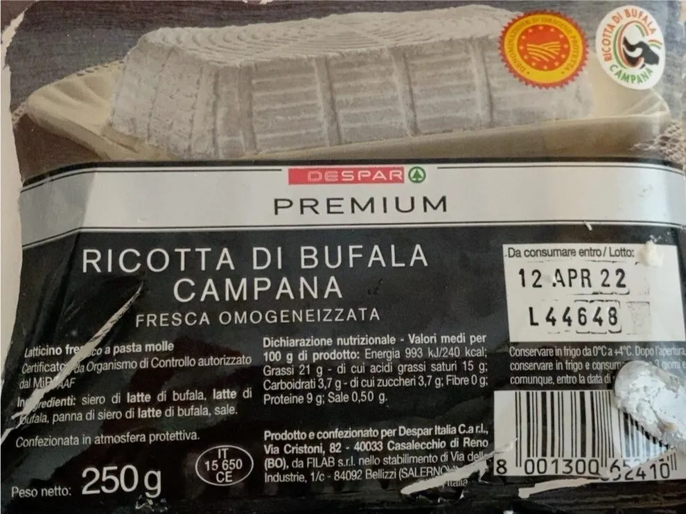 Ricotta di bufala