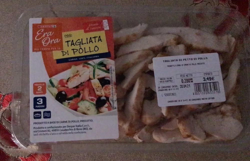 Tagliata di pollo