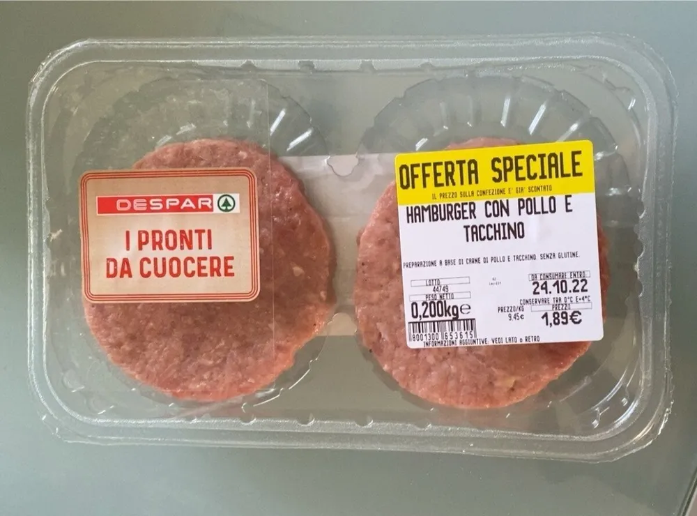 Hamburger con pollo e tacchino