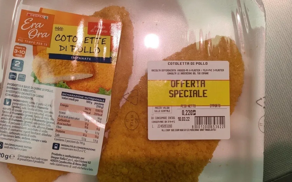 Cotolette di pollo