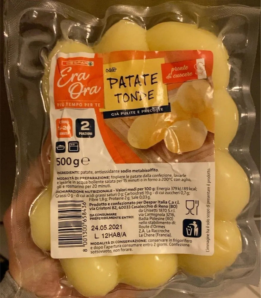 Patate tonde