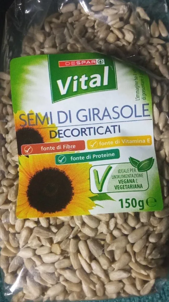 Semi di girasole decorticati