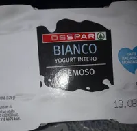 Bianco yogourt intero cremoso