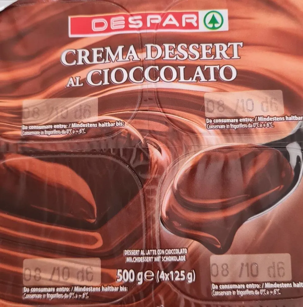 Crema dessert al cioccolato