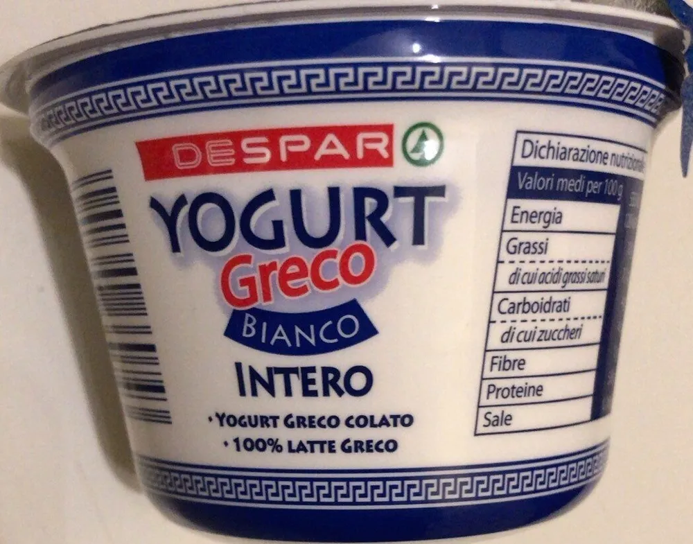 Yogurt Greco bianco intero