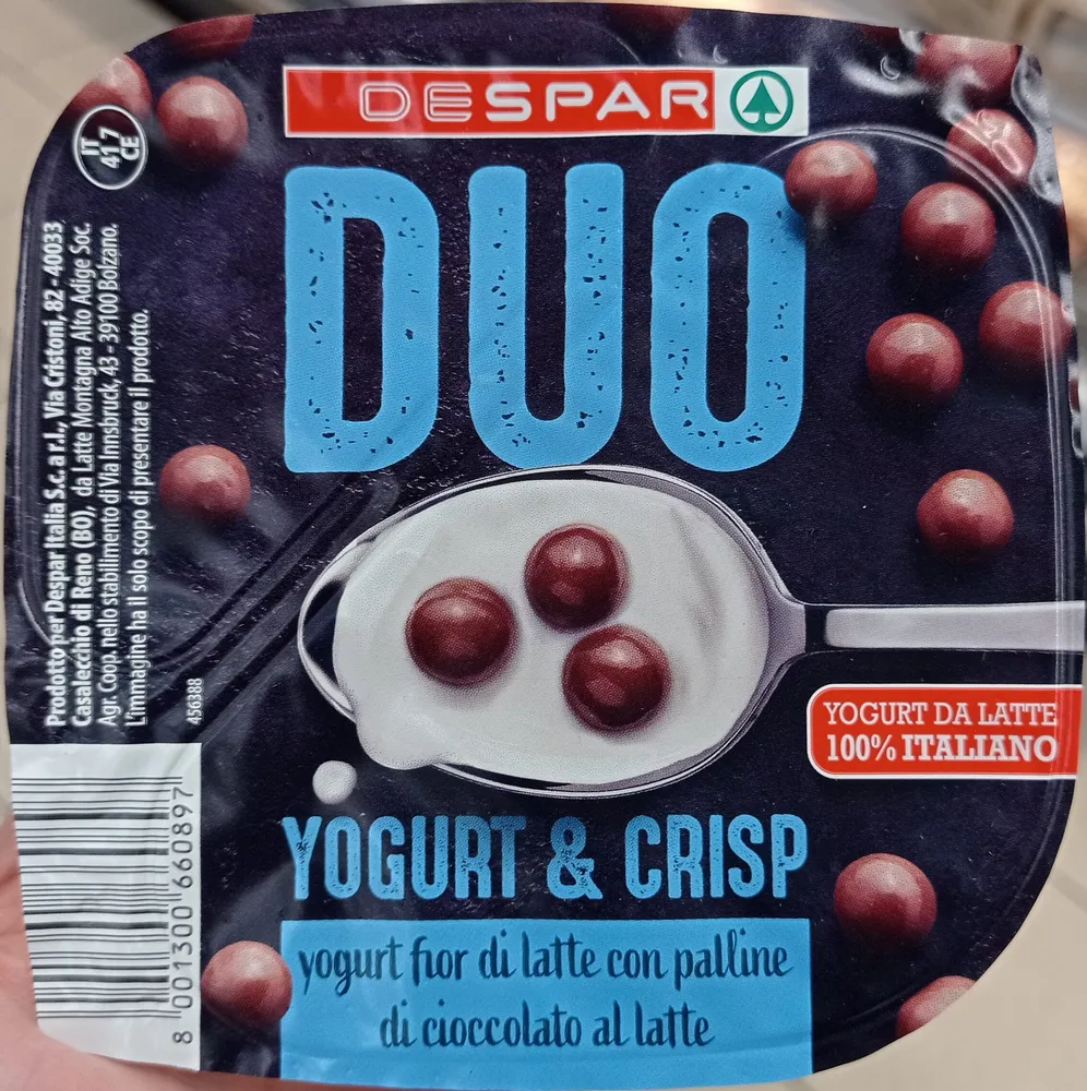 Despar Duo yogurt & crisp