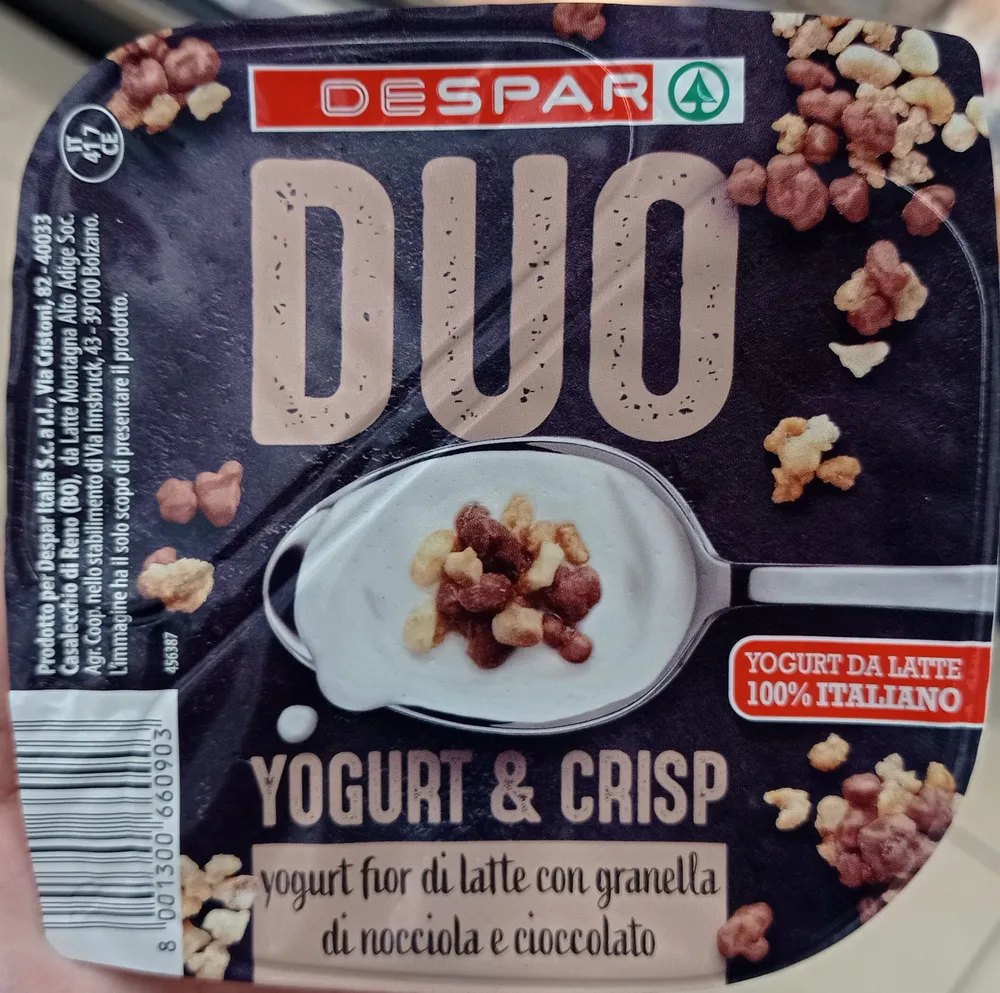 Duo yogurt & crisp