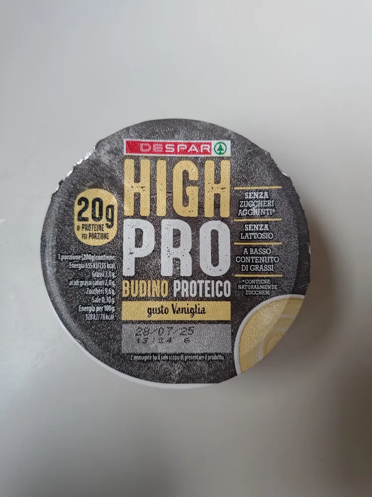 High pro budino proteico