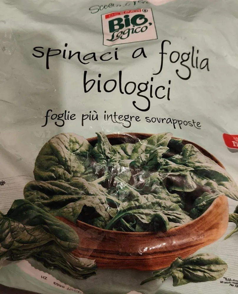 Spinaci a foglia bio