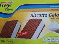 Biscotto gelato alla panna