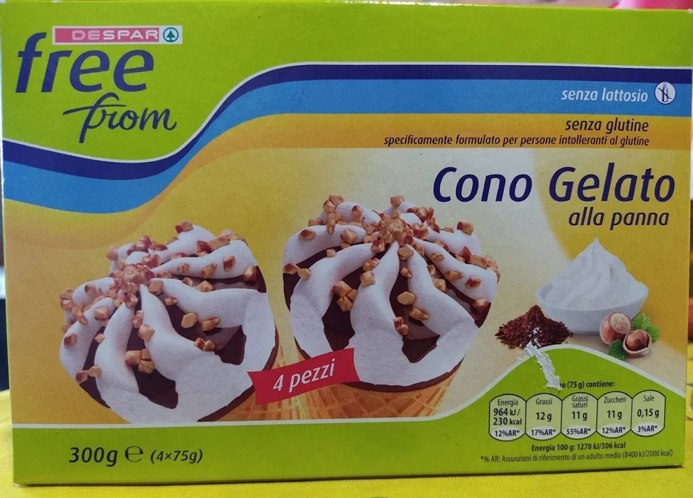 Cono gelato free from