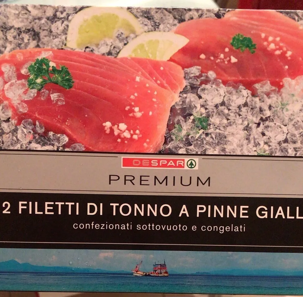 Filetti di tonno a pinne gialle