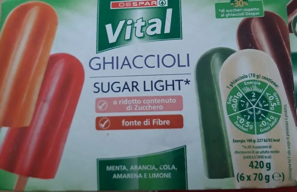 Ghiaccioli sugar light