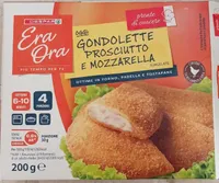 Gondolette prosciutto e mozzarella