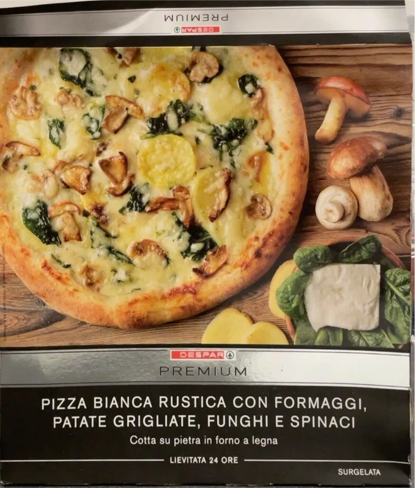 Pizza bianca rustica