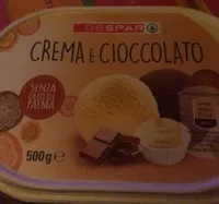Gelato crema e cioccolato