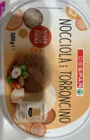 Gelato nocciola e torroncino