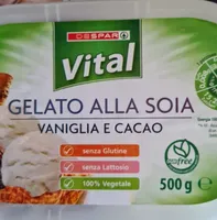 Gelato alla soia vaniglia e cacao