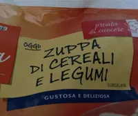 Zuppa di cereali e legumi