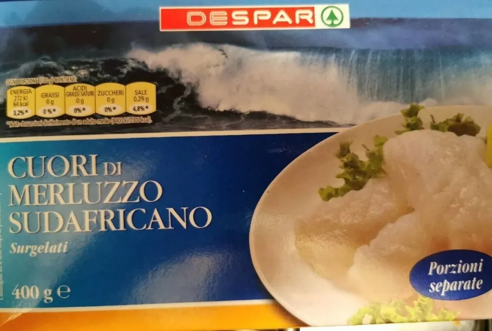 Cuori di merluzzo sudafricano