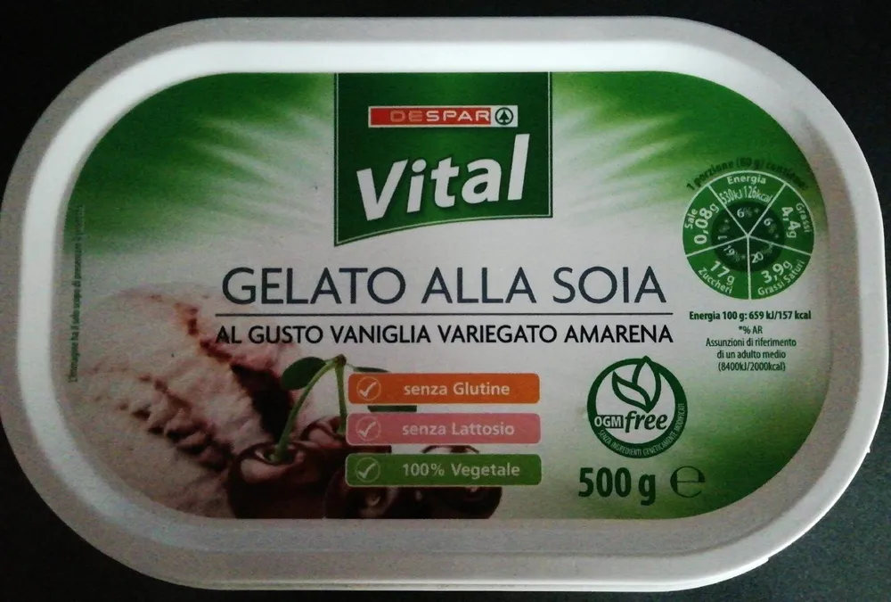 Gelato alla Soia Variegato Amarena