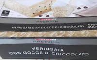 Meringata con gocce cioccolato