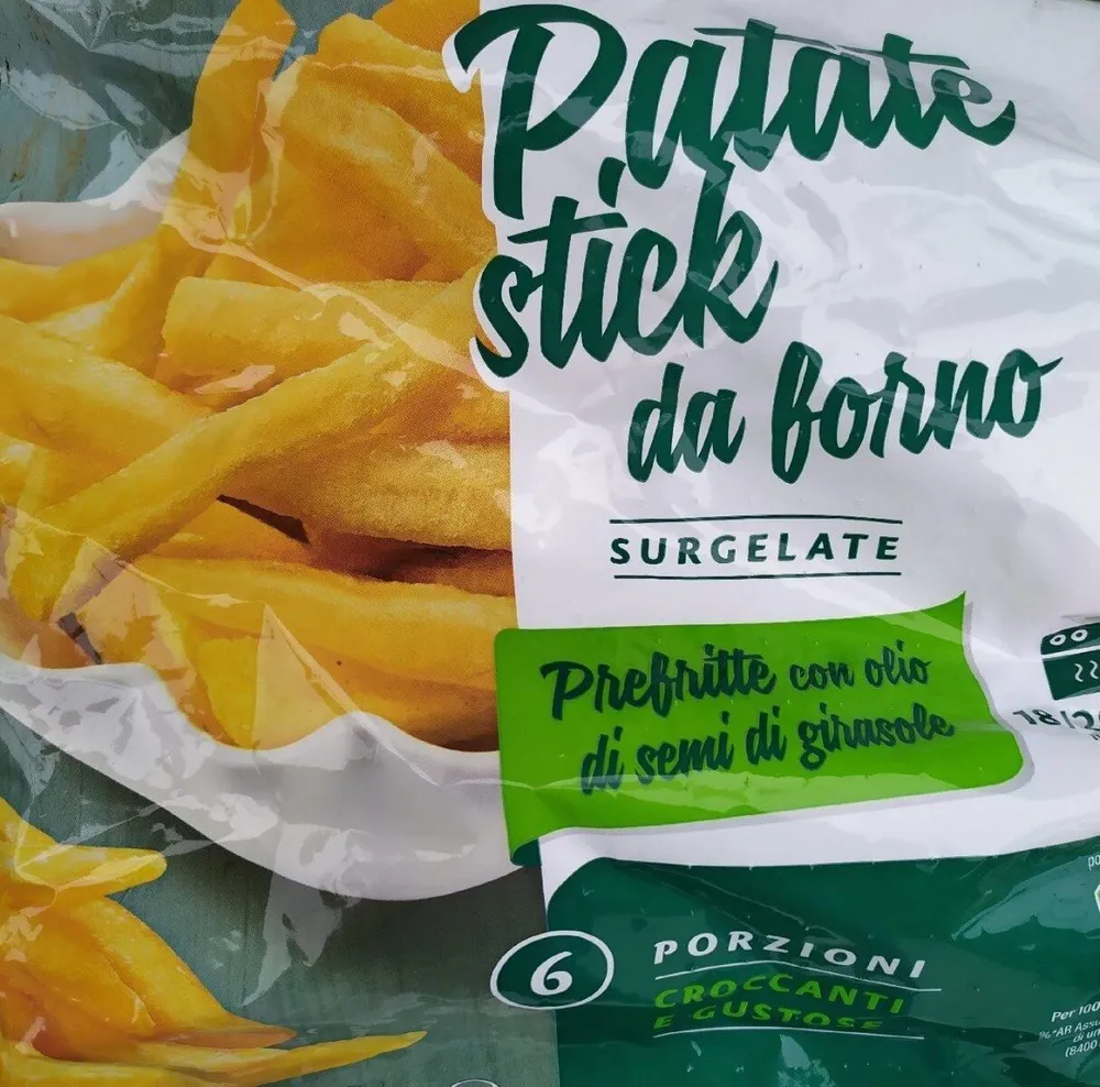 Patate Stick da forno