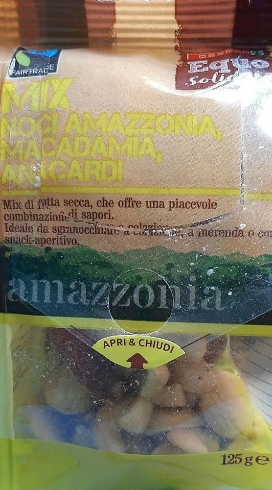 Mix noci Amazzonia,Macadamia,anacardi