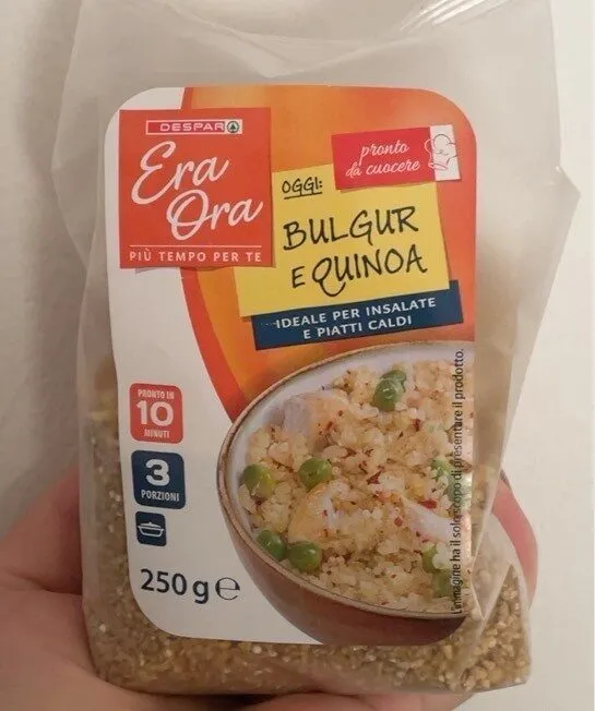 Bulgur e quinoa