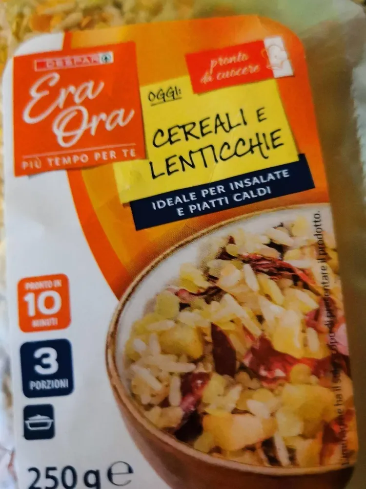 Cereali e lenticchie