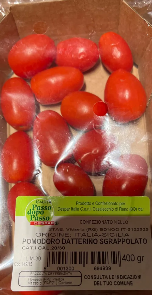 Pomodoro datterino sgrappolato