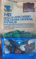 Mix noci di anacardio uva passa morena physalis