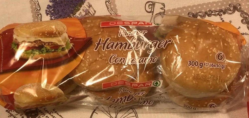 Pane per Hamburger con sesamo