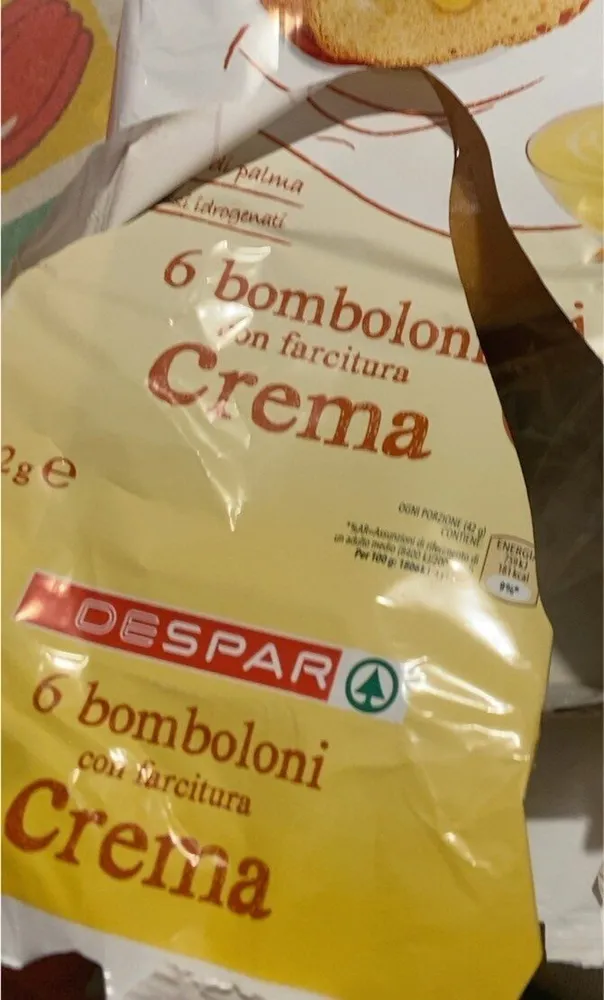 Bomboloni con farcitura crema