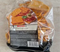 Crackers con pomodoro