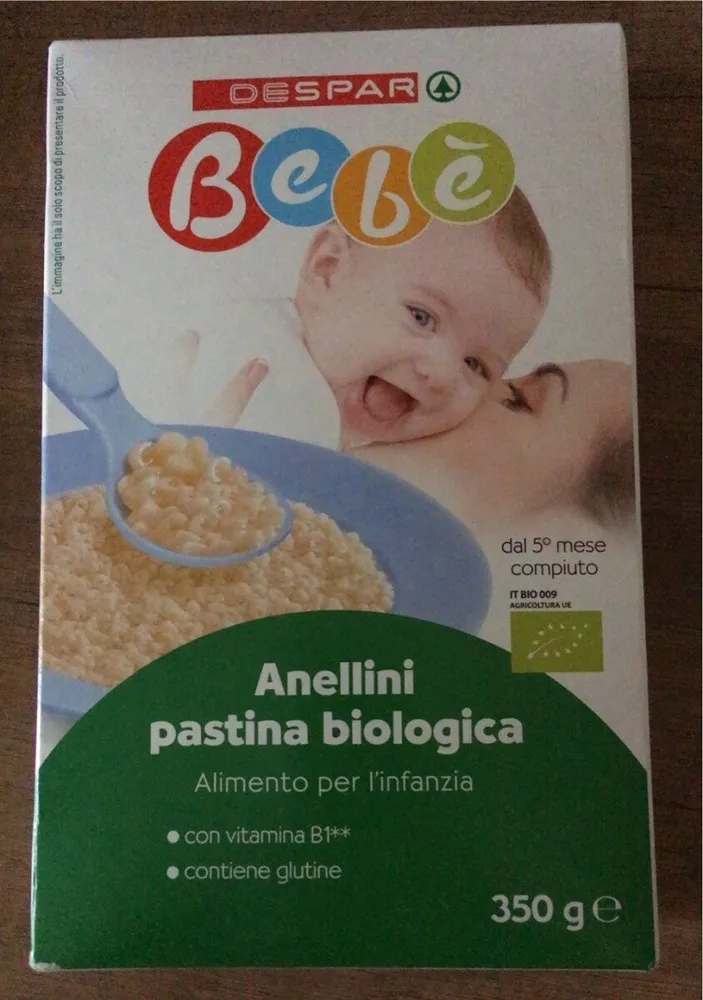Anellini pastina biologica