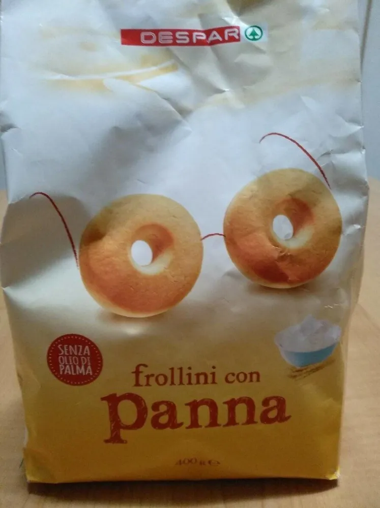 Frollini con panna