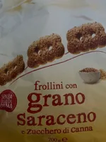 Frollini con grano saraceno e zucchero di canna