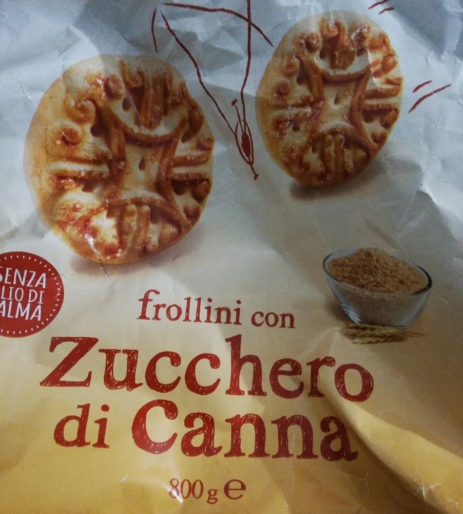 Frollini con zucchero di canna