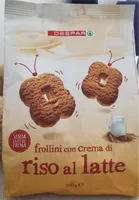 Frollini con crema di riso al latte